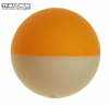 вид 3, balls D40+ BI COLOR ball bicolor white-orange: pack of 10 balls